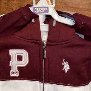 Three piece baby boys Polo set.